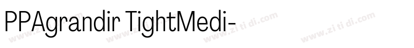 PPAgrandir TightMedi字体转换 PPAgrandir TightMedi字体转换